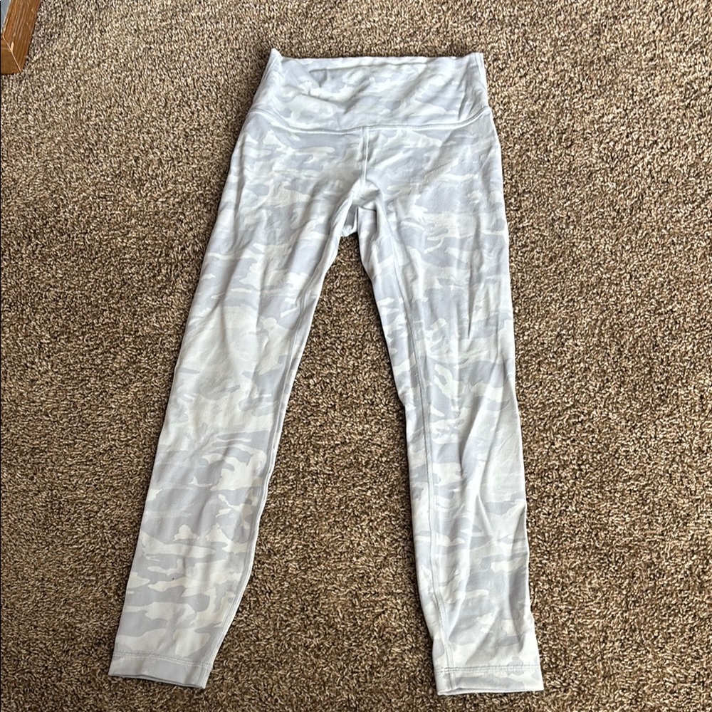 Gray Camouflage Leggings